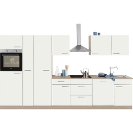 wiho Küchen Küchenzeile »Zell«, mit E-Geräten, Breite 360 cm, weiß