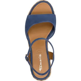 TAMARIS Keilsandaletten Damen Blau 39