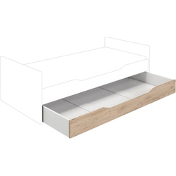 Paidi Ausziehbett Fionn 90 x 190 cm Holzoptik Braun Eiche