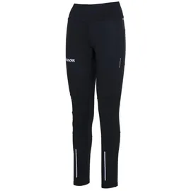 Airtracks Damen Winter Thermo Laufhose Lang Pro Line schwarz schwarz XL