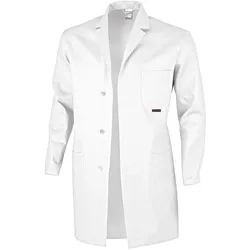 QUALITEX HIGH QUALITY WORKWEAR Berufsmantel classic weiß Herren: 90