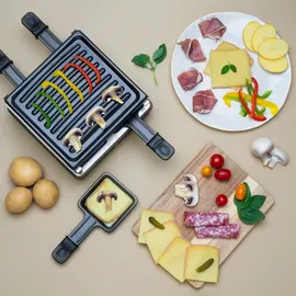 Wëasy Raclette Gerät und Grill LUGA40 4 Personen
