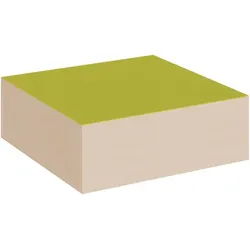 Quadratisches Podest mit Linoleum-Deckplatte