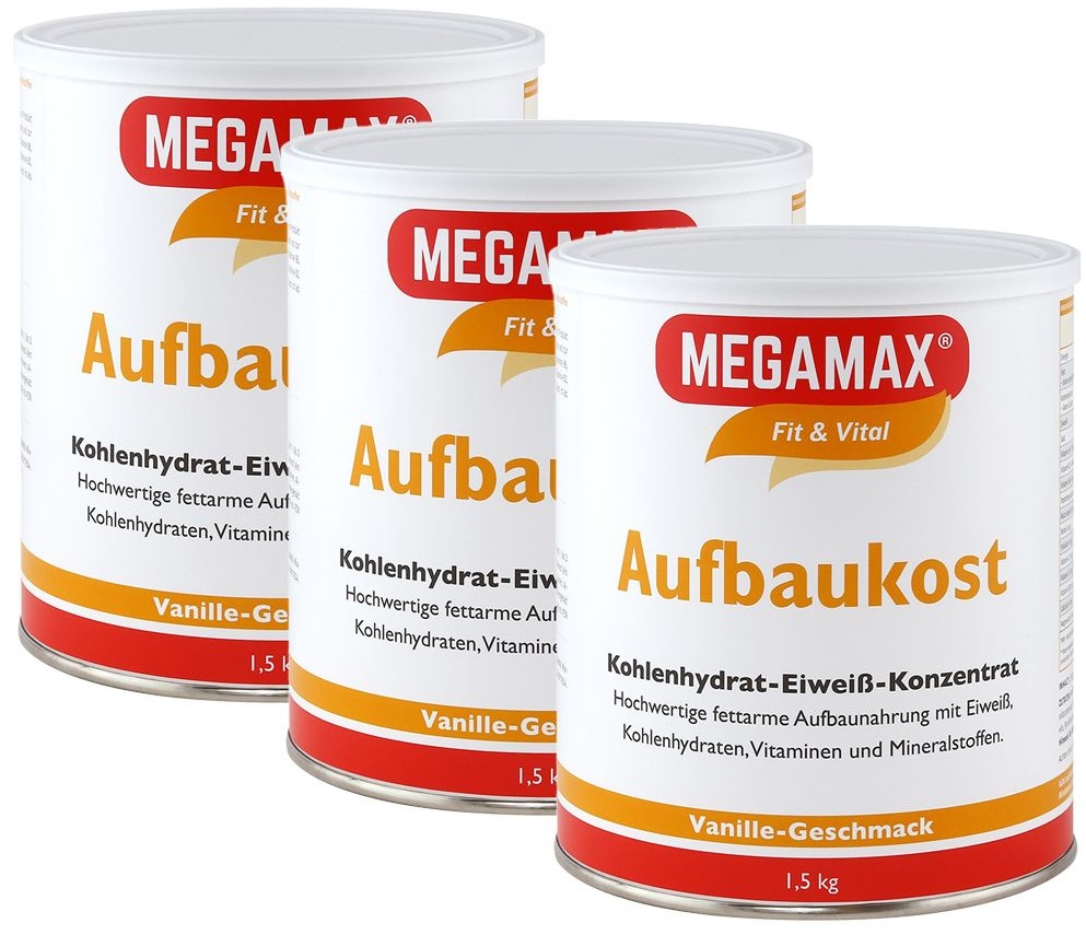 Megamax® Fit & Vital Kohlenhydrat- und Proteinkonzentrat Vanillegeschmack