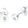 Diamore Ohrstecker Kreis Diamant Weiß 925 Sterling Silber onesize