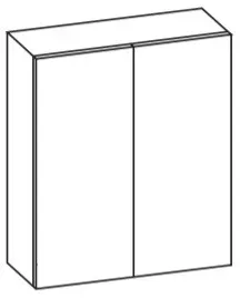 Artiqua 400 Wandschrank, Riviera Eiche quer NB, 400-OST-2-60-17-7180-438 400-OST-2-60-17-7180-438