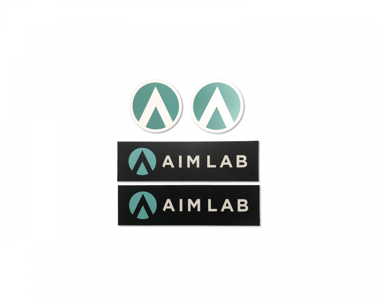 Aim Lab Sticker Pack (4pcs)