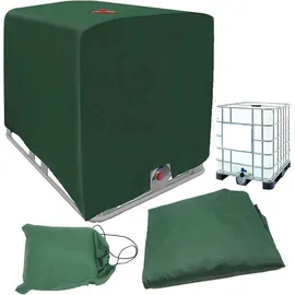 Siehe Bilder IBC Tank Abdeckung Grün 120x100x116cm UV Schutz Regenwasser