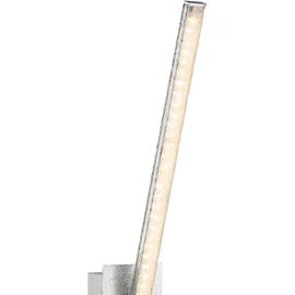 GLOBO Wandleuchte H 35 cm LED dimmbar Kristalle Metall Silber (MPNR: 955.07)