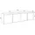 SKRAUT HOME Lowboard 207x50x35 cm Beige Holzwerkstoff