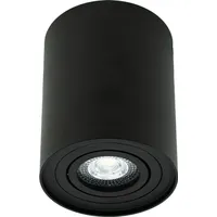 EDO Aufbaustrahler SKAND 1 GU10 Deckenleuchte rund schwarz EDO777100