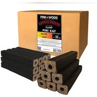 PINI Eichenholzbriketts 33 cm lang viereckig mit Zugloch 30 kg