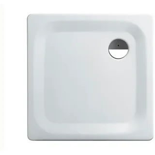 Megabad Profi Collection ROCA Duschwanne Stahl, emailliert 80x80x2,5cm superflach Brausewanne weiß