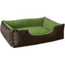 BedDog Hundebett L - Hundekissen - Hundekorb - Hundecouch - Hundesofa - Bezug abziehbar, Waschbar, für Mittel-Kleine Hunde