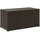 furnicato Gartenbox Poly Rattan 100x50x50 cm Braun