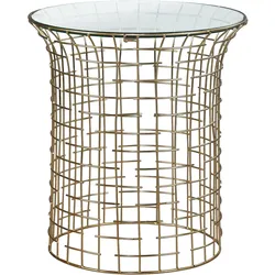 WOMO-DESIGN Beistelltisch Leeds Couchtisch Kaffeetisch Sofatisch Wohnzimmertisch 40x40x45 cm