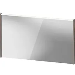 Duravit D-Code Spiegel DC7079043430000 1200x700x48, Basalt Matt, mit LED Beleuchtung