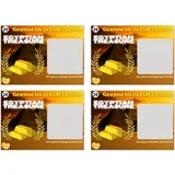 Rubbellos Scherzartikel (4X Egyptian Treasure) Scherzartikel - Lotterielos mit falschem Gewinn Fake Prank - Realistische 75000 EUR Fake Gewinn Prankartikel Geburtstag