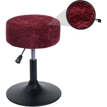MCW Hocker MCW-C22 Stoff Ø 37 cm Bordeaux