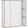 VCM Salia Aktenschrank 100 x 37,4 x 110 weiß