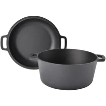 TAINO Dutch Oven 6 l Gusseisen Schwarz