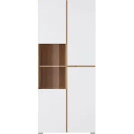 OTTO home Vitrine Cross 79,5 x 40 x 183,5 cm Weiß