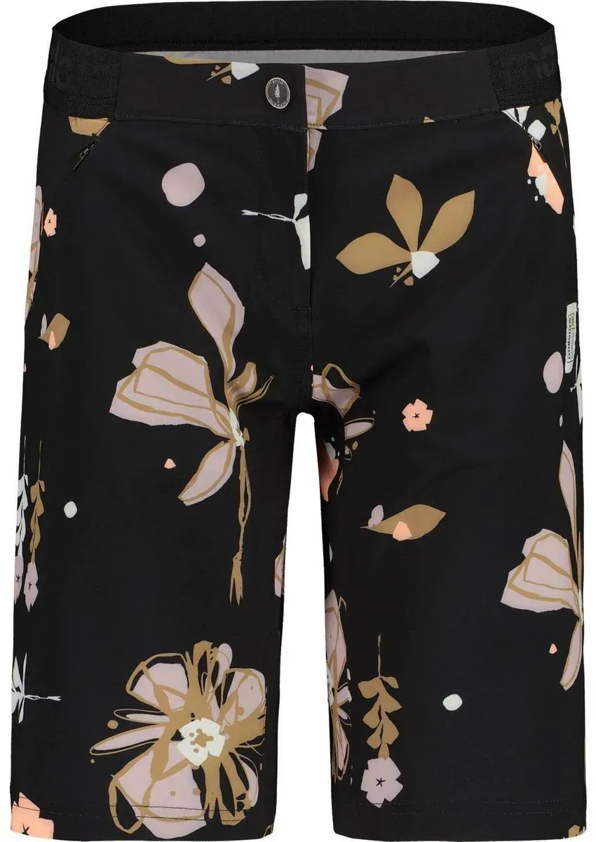 Maloja AnemonaM. Printed deep black flora (8858) XS