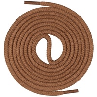 Mount Swiss Schnürsenkel runde Schnürsenkel aus 100% Baumwolle, reißfest, ø 3 mm -4 mm, Längen braun 50 cm / Durchmesser 3mm