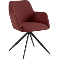 CLP Esszimmerstuhl Olema Cord bordeauxrot