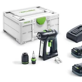 Festool C 18 HPC 4,0 I-Plus inkl. 2 x 4,0 Ah + Zubehör 576435