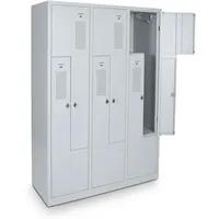 Ceha Garderoben Z-Spind 120 cm Breite mit Türen in