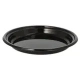 Papstar Menüteller Kunststoff Ø 22 cm 12 St. Schwarz