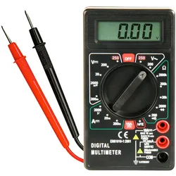 Digitalmultimeter M-330D, 31⁄2-stellig, akustischer Durchgangsprüfer, schwarz