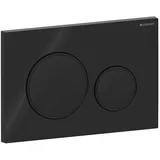Geberit Sigma20 Betätigungsplatte schwarz/schwarz matt