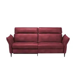 Hukla Sofa 3-sitzig  Solea , rot , Maße (cm): B: 224 T: 95