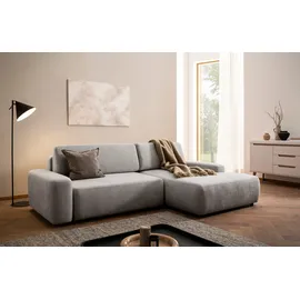 Home Affaire Eckcouch Cord 2-Sitzer Grau