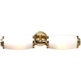 Elstead Lighting Spiegelleuchte 2 flammig LED Warmweiß Gold