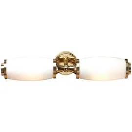 Elstead Lighting Spiegelleuchte 2 flammig LED Warmweiß Gold