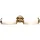 Elstead Lighting Spiegelleuchte 2 flammig LED Warmweiß Gold