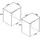 MID.YOU Hocker, Anthrazit, rechteckig, 40x45x30 cm, Stauraum, Wohnzimmer, Hocker, Sitzhocker