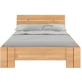 Visby Massivholzbett, Buche, Buchenholz, 140x200 cm, Schlafzimmer, Betten