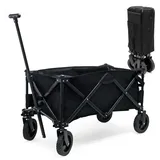 Wiltec Bollerwagen faltbar schwarz