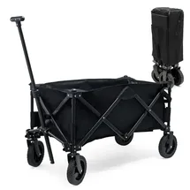 Wiltec Bollerwagen faltbar schwarz