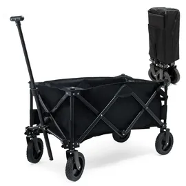 Wiltec Bollerwagen faltbar schwarz