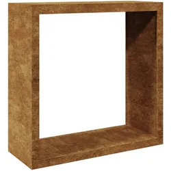Brennholzregal 100x40x100 cm Cortenstahl