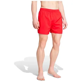 adidas Herren Badeshorts Swim 5-Inch, Größe L in Rot BETSCA/WHITE