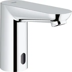 Sensor-Waschtisarmatur Grohe Euroeco CE, ohne Mischung, chrom (Ausführung: ohne Temperaturregulierung. batteriebetrieben)