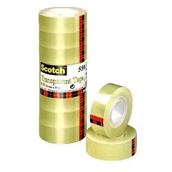 Scotch 550 Klebefilm transparent 19,0 mm x 33,0 m 8 Rollen