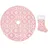 vidaXL Weihnachtsbaumdecke 90 cm Rosa