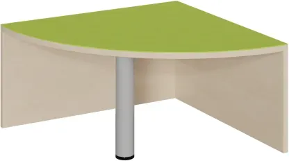 Viertelkreiseck-Podest R 70 cm mit Linoleum-Deckplatte